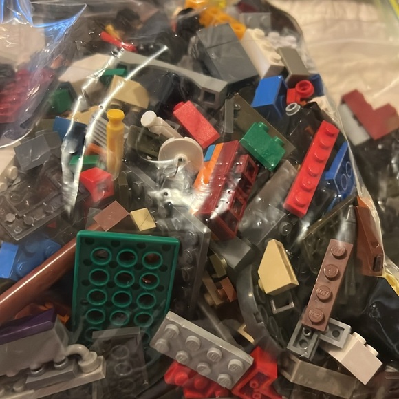 3 large bags vintage & newer Lego pieces space pirates - Picture 3 of 15